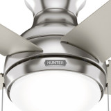 Hunter - 51449 - 44" Ceiling Fan - Aren - Brushed Nickel