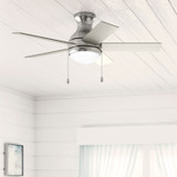 Hunter - 51449 - 44" Ceiling Fan - Aren - Brushed Nickel