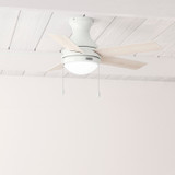 Hunter - 51448 - 44" Ceiling Fan - Aren - Fresh White