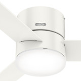 Hunter - 51433 - 52" Ceiling Fan - Minimus - Fresh White