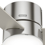 Hunter - 51431 - 52" Ceiling Fan - Minimus - Brushed Nickel