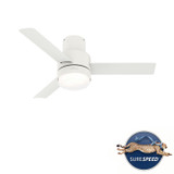Hunter - 51334 - 44" Ceiling Fan - Gilmour - Matte White