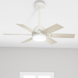 Hunter - 51205 - 44" Ceiling Fan - Pacer - Fresh White