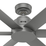 Hunter - 51115 - 44" Ceiling Fan - Kennicott - Matte Silver