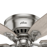 Hunter - 51112 - 52" Ceiling Fan - Builder - Brushed Nickel