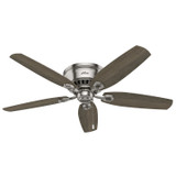 Hunter - 51112 - 52" Ceiling Fan - Builder - Brushed Nickel