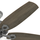 Hunter - 51110 - 52" Ceiling Fan - Builder - Matte Silver