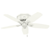 Hunter - 51090 - 42" Ceiling Fan - Builder - Snow White