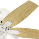 Hunter - 51077 - 42" Ceiling Fan - Newsome - Fresh White