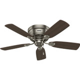Hunter - 51060 - 42" Ceiling Fan - Low Profile - Antique Pewter
