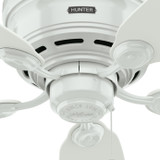 Hunter - 51059 - 42" Ceiling Fan - Low Profile - White