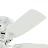 Hunter - 51059 - 42" Ceiling Fan - Low Profile - White