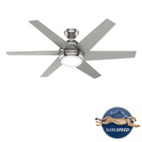 Hunter - 50976 - 52" Ceiling Fan - Sotto - Brushed Nickel