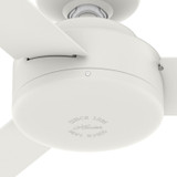 Hunter - 50811 - 52" Ceiling Fan - Presto - Matte White