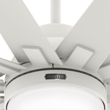 Hunter - 50720 - 60" Ceiling Fan - Overton - Matte White