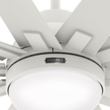 Hunter - 50720 - 60" Ceiling Fan - Overton - Matte White