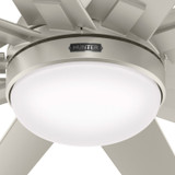 Hunter - 50719 - 60" Ceiling Fan - Overton - Matte Nickel