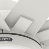 Hunter - 50717 - 72" Ceiling Fan - Overton - Matte White
