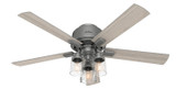 Hunter - 50656 - 52" Ceiling Fan - Hartland - Matte Silver