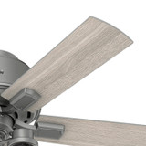Hunter - 50653 - 44" Ceiling Fan - Hartland - Matte Silver