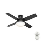 Hunter - 50400 - 44" Ceiling Fan - Dempsey - Matte Black
