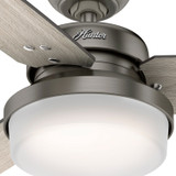 Hunter - 50393 - 44" Ceiling Fan - Sentinel - Brushed Slate