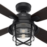 Hunter - 50391 - 52" Ceiling Fan - Port Royale - Natural Black Iron