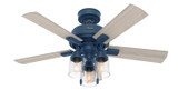 Hunter - 50328 - 44"Ceiling Fan - Hartland - Indigo Blue