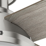 Hunter - 50283 - 52" Ceiling Fan - Dempsey - Brushed Nickel