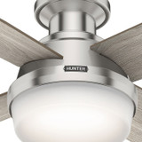 Hunter - 50283 - 52" Ceiling Fan - Dempsey - Brushed Nickel
