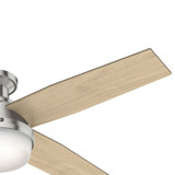 Hunter - 50283 - 52" Ceiling Fan - Dempsey - Brushed Nickel