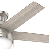 Hunter - 50278 - 46" Ceiling Fan - Anslee - Brushed Nickel