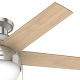 Hunter - 50278 - 46" Ceiling Fan - Anslee - Brushed Nickel
