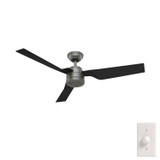 Hunter - 50259 - 52" Ceiling Fan - Cabo Frio - Matte Silver