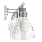 Hunter - 48040 - Four Light Bathroom Vanity - Van Nuys - Brushed Nickel