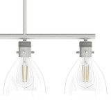 Hunter - 48038 - Four Light Chandelier - Van Nuys - Brushed Nickel
