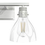 Hunter - 48036 - Three Light Bathroom Vanity - Van Nuys - Brushed Nickel