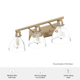 Hunter - 48035 - Three Light Bathroom Vanity - Van Nuys - Alturas Gold