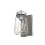 Hunter - 48016 - One Light Wall Sconce - Devon Park - Brushed Nickel
