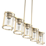 Hunter - 48014 - Five Light Chandelier - Astwood - Alturas Gold