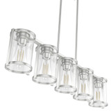 Hunter - 48012 - Five Light Chandelier - Astwood - Brushed Nickel