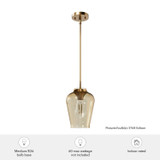 Hunter - 45235 - One Light Pendant - Vidria - Alturas Gold