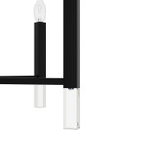 Hunter - 45231 - Six Light Chandelier - Sunjai - Matte Black