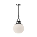 Alora - PD520512CHOP - One Light Pendant - Copperfield - Chrome/Opal Matte Glass