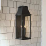 Minka-Lavery - 71323-66 - Two Light Wall Sconce - Talburn - Sand Coal Black