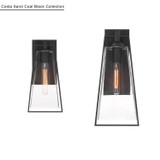 Minka-Lavery - 71300-66 - One Light Wall Sconce - Costa - Sand Coal Black