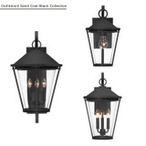 Minka-Lavery - 71283-66 - Three Light Wall Lantern - Outremont - Sand Coal Black