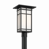 Minka-Lavery - 71186-899 - One Light Post Lantern - Grydton - Dark Matte Black