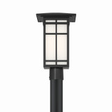 Minka-Lavery - 71185-899 - One Light Post Lantern - Grydton - Dark Matte Black