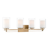 Minka-Lavery - 6104-791 - Four Light Vanity - Parsons Studio - Brushed Gold